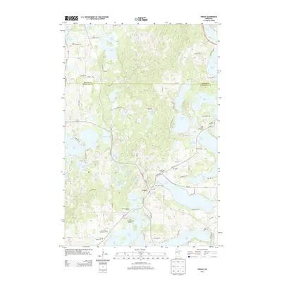 2013 Map of Vergas, 2013 Print
