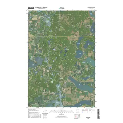 2016 Map of Vergas, 2016 Print