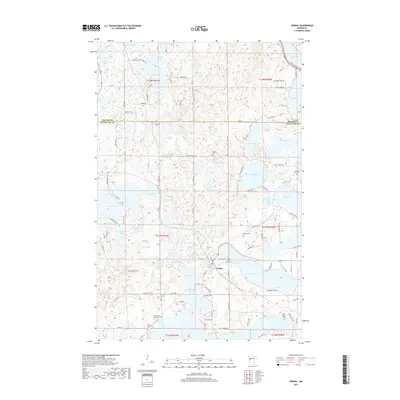 2019 Map of Vergas, 2019 Print