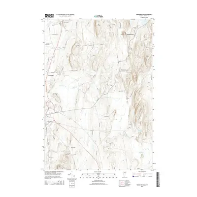 2015 Map of Vergennes East, 2015 Print