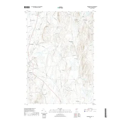 2018 Map of Vergennes East, 2018 Print