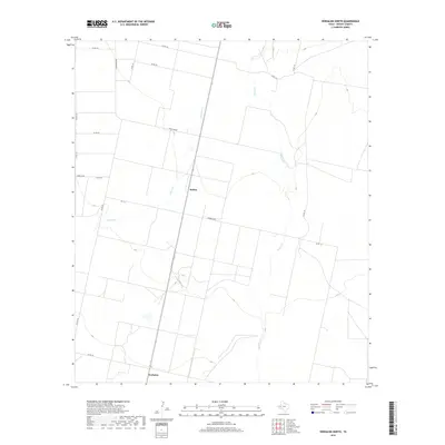 2019 Map of Verhalen North, 2019 Print