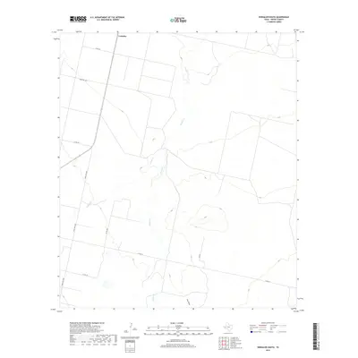 2019 Map of Verhalen South, 2019 Print