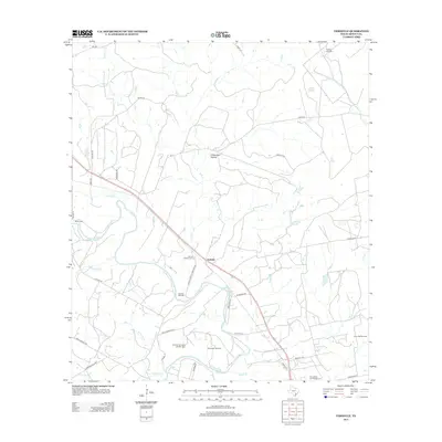 2013 Map of Verhelle, 2013 Print