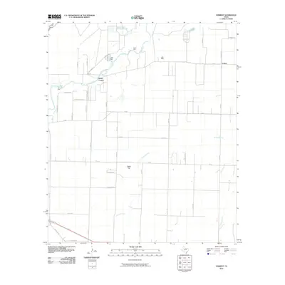 2010 Map of Veribest, 2010 Print
