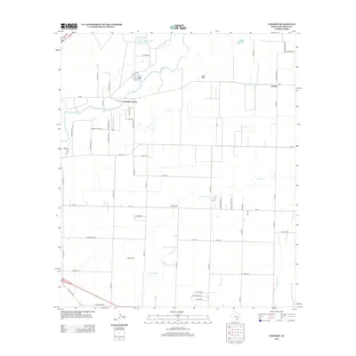 2012 Map of Veribest, 2012 Print