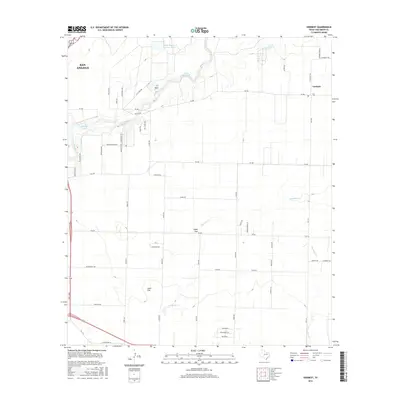 2016 Map of Veribest, 2016 Print