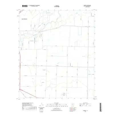 2019 Map of Veribest, 2019 Print