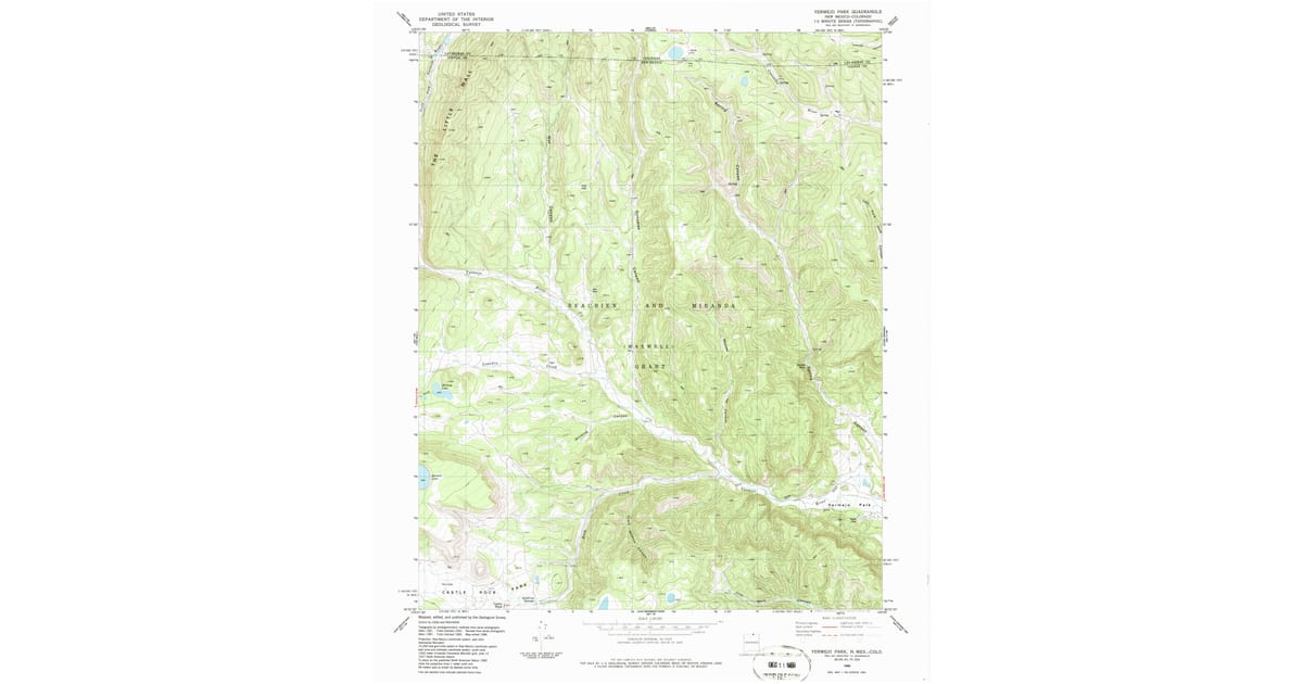 Carte Topographique USGS Vintage De Colfax, Illinois - Édition Originale 1986
