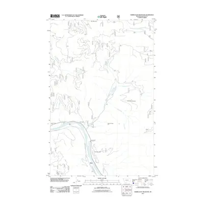 2011 Map of Vermiculite Mountain, 2011 Print