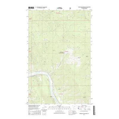 2017 Map of Vermiculite Mountain, 2017 Print