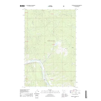 2020 Map of Vermiculite Mountain, 2020 Print