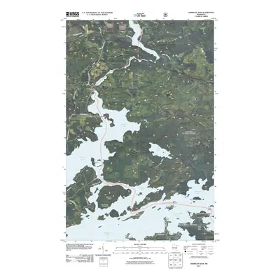 2011 Map of Vermilion Dam, 2011 Print