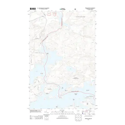 2013 Map of Vermilion Dam, 2013 Print