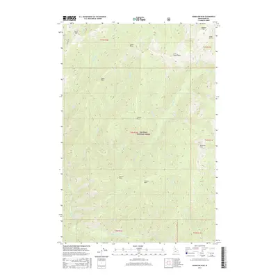 2017 Map of Vermilion Peak, 2017 Print