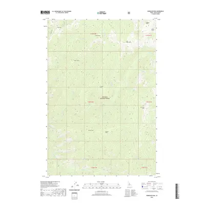 2020 Map of Vermilion Peak, 2020 Print