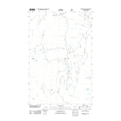2011 Map of Vermilion Peak, 2011 Print