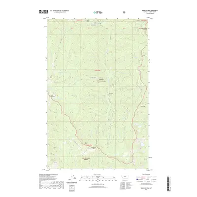 2020 Map of Vermilion Peak, 2020 Print