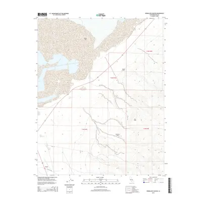 2015 Map of Vermillion Canyon, 2015 Print