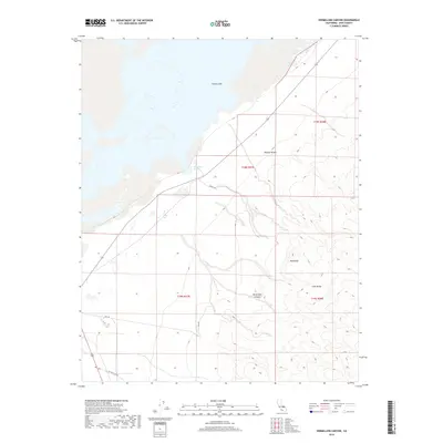 2018 Map of Vermillion Canyon, 2018 Print