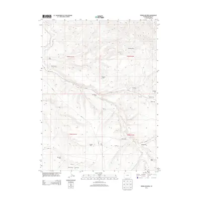 2013 Map of Vermillion Mesa, 2013 Print