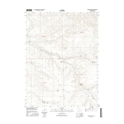 2016 Map of Vermillion Mesa, 2016 Print