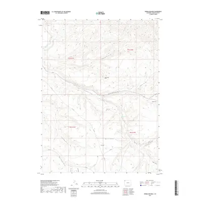 2019 Map of Vermillion Mesa, 2019 Print