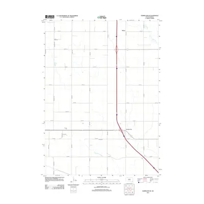 2012 Map of Vermillion SE, 2012 Print
