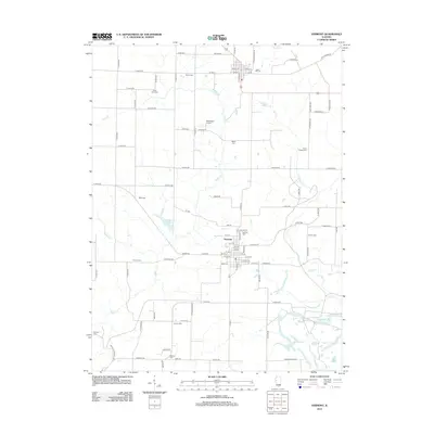 2012 Map of Vermont, 2012 Print