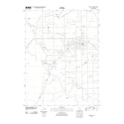 2011 Map of Vernal NE, 2011 Print