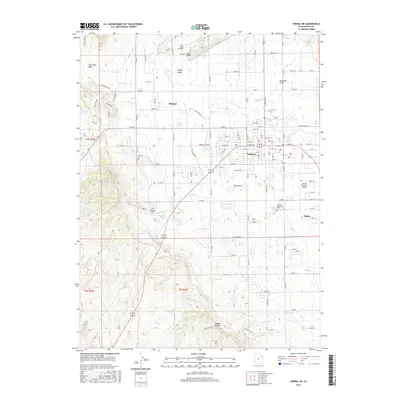 2017 Map of Vernal NE, 2017 Print