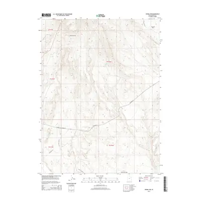 2014 Map of Vernal NW, 2014 Print
