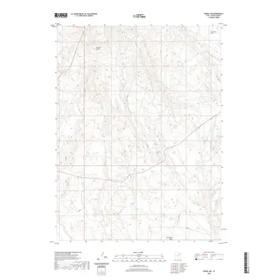 2020 Map of Vernal NW, 2020 Print