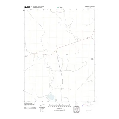 2011 Map of Vernal SW, 2011 Print