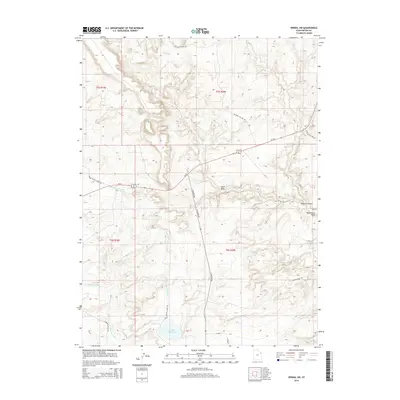 2014 Map of Vernal SW, 2014 Print