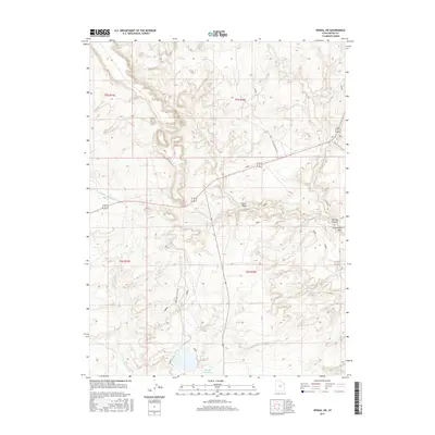 2017 Map of Vernal SW, 2017 Print