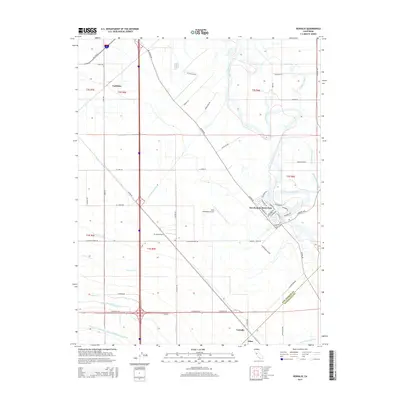 2015 Map of Vernalis, 2015 Print