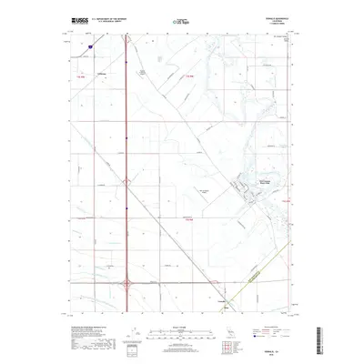 2018 Map of Vernalis, 2018 Print