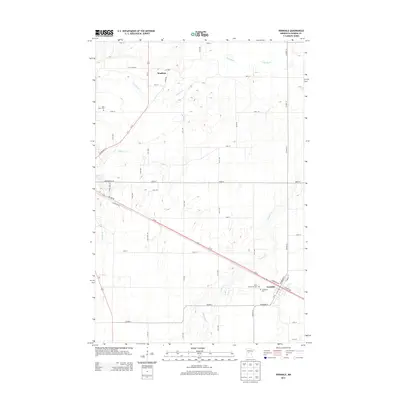 2013 Map of Verndale, 2013 Print