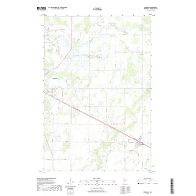 2019 Map of Verndale, 2019 Print