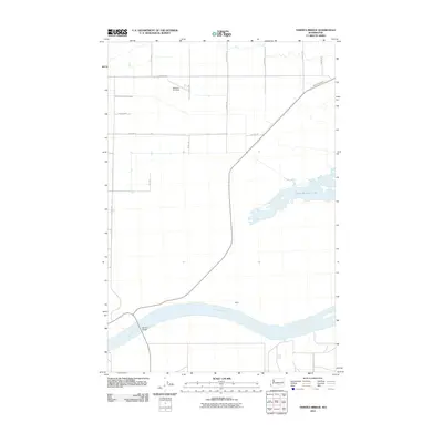 2011 Map of Vernita Bridge, 2011 Print