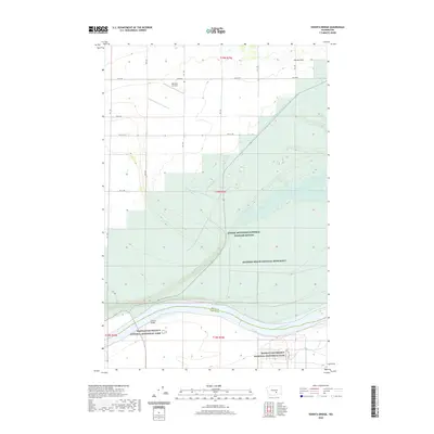 2020 Map of Vernita Bridge, 2020 Print