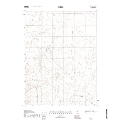 2023 Map of Vernon NE, 2023 Print