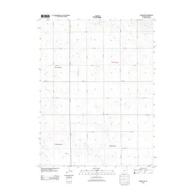 2013 Map of Vernon NW, 2013 Print