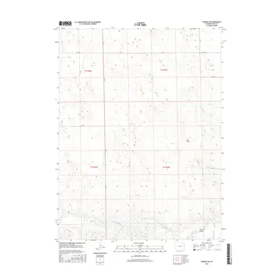 2016 Map of Vernon SW, 2016 Print