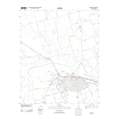 2012 Map of Vernon, 2012 Print