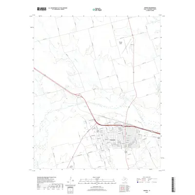 2019 Map of Vernon, 2019 Print