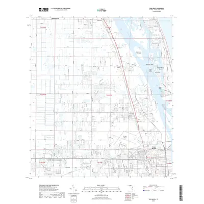 2018 Map of Vero Beach, 2018 Print