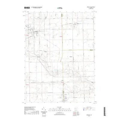 2019 Map of Versailles, 2019 Print