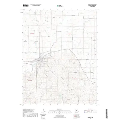 2017 Map of Versailles, 2017 Print